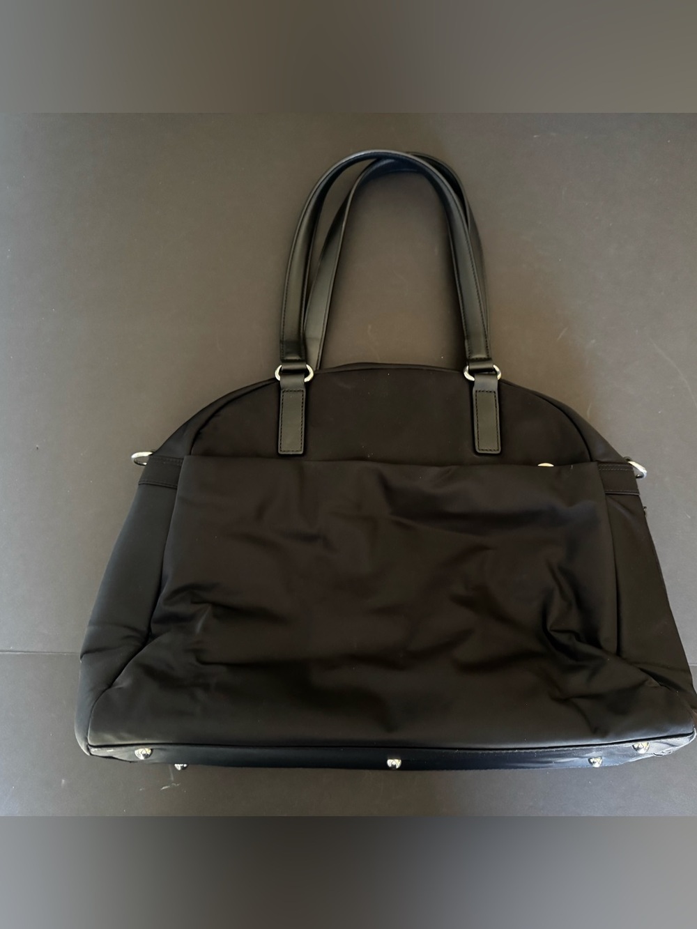 OG 2 Medium Tote - Classic Black Travel Tote Bag with Top Handles